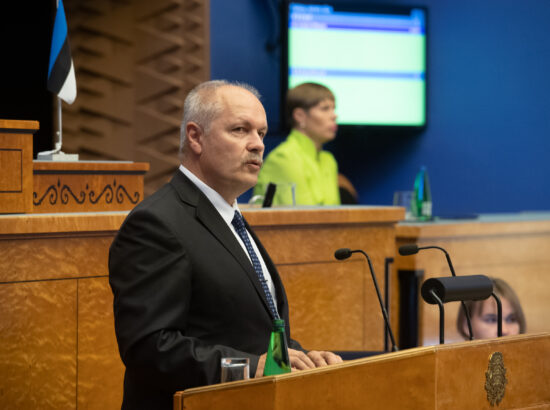 Riigikogu sügistungjärgu avaistung, 14. september 2020