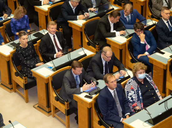 Riigikogu sügistungjärgu avaistung, 14. september 2020