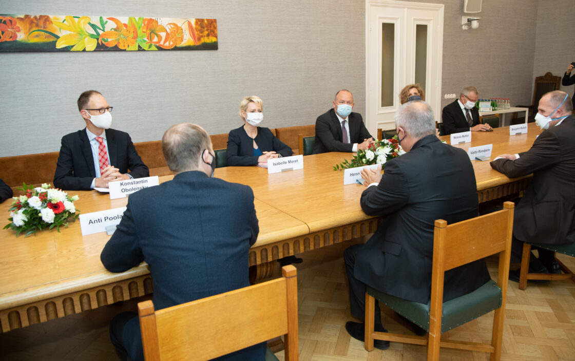 Riigikogu delegatsioon kohtub Šveitsi rahvusnõukogu esimees Isabelle Moret'ga