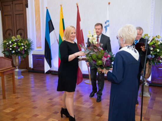 Balti Assamblee kirjandus-, kunsti- ja teadusauhinna, Balti Assamblee medalite ja Balti innovatsiooniauhinna üleandmise tseremoonia