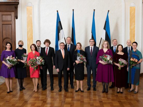 Täiskogu istung, uue valitsuse liikmed andsid ametivande, 26. jaanuar 2021. Maaeluminister Urmas Kruuse.