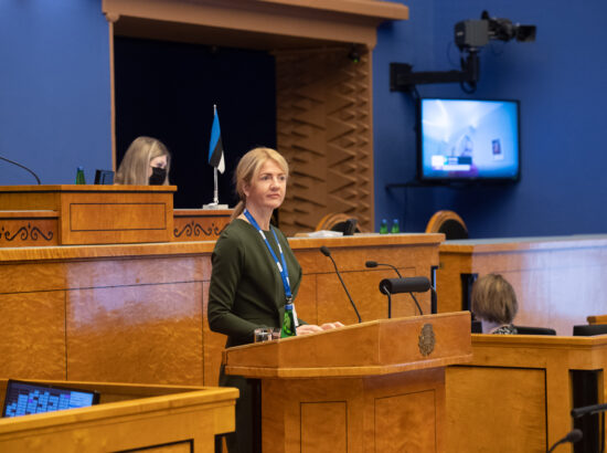 Täiskogu istung, välispoliitika arutelu olulise tähtsusega riikliku küsimusena, 16. veebruar 2021