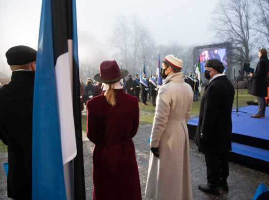 Eesti Vabariigi 103. aastapäeva lipuheiskamise tseremoonia