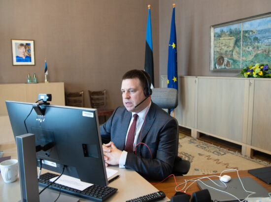 Riigikogu esimees Jüri Ratas Euroopa Liidu parlamentide esimeeste konverentsil