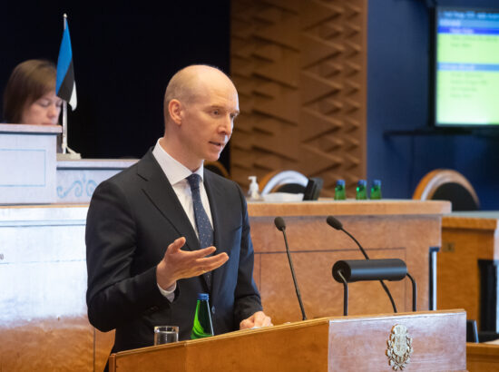 Eesti Panga 2020. aasta aruanne. Ettekande tegi Eesti Panga president Madis Müller.