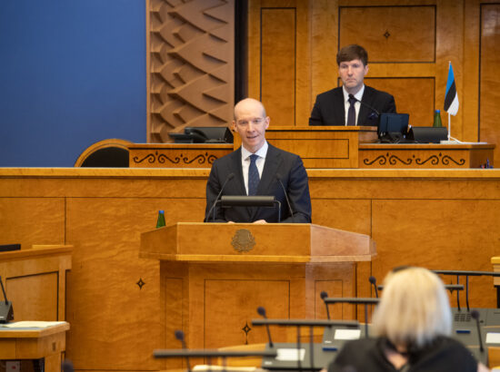 Eesti Panga 2020. aasta aruanne. Ettekande tegi Eesti Panga president Madis Müller.