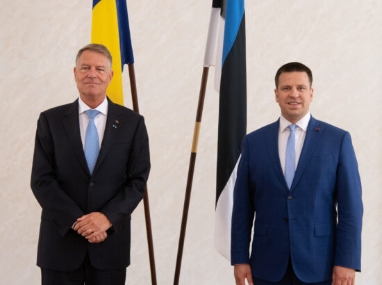 Rumeenia president Klaus Werner Iohannis ja Riigikogu esimees Jüri Ratas