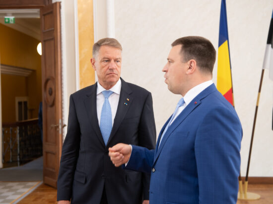 Rumeenia president Klaus Werner Iohannis ja Riigikogu esimees Jüri Ratas