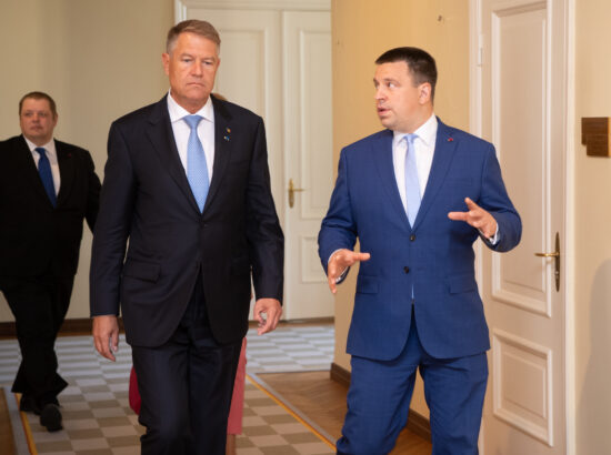 Rumeenia president Klaus Werner Iohannis ja Riigikogu esimees Jüri Ratas