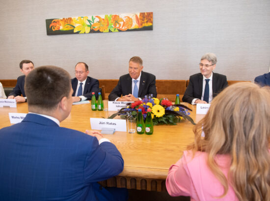 Riigikogu esimees Jüri Ratas kohtub Rumeenia presidendi Klaus Werner Iohannisega