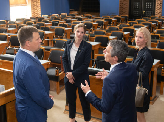 Riigikogu esimehe Jüri Ratase kohtumine Šveitsi välisminister Ignazio Cassisega