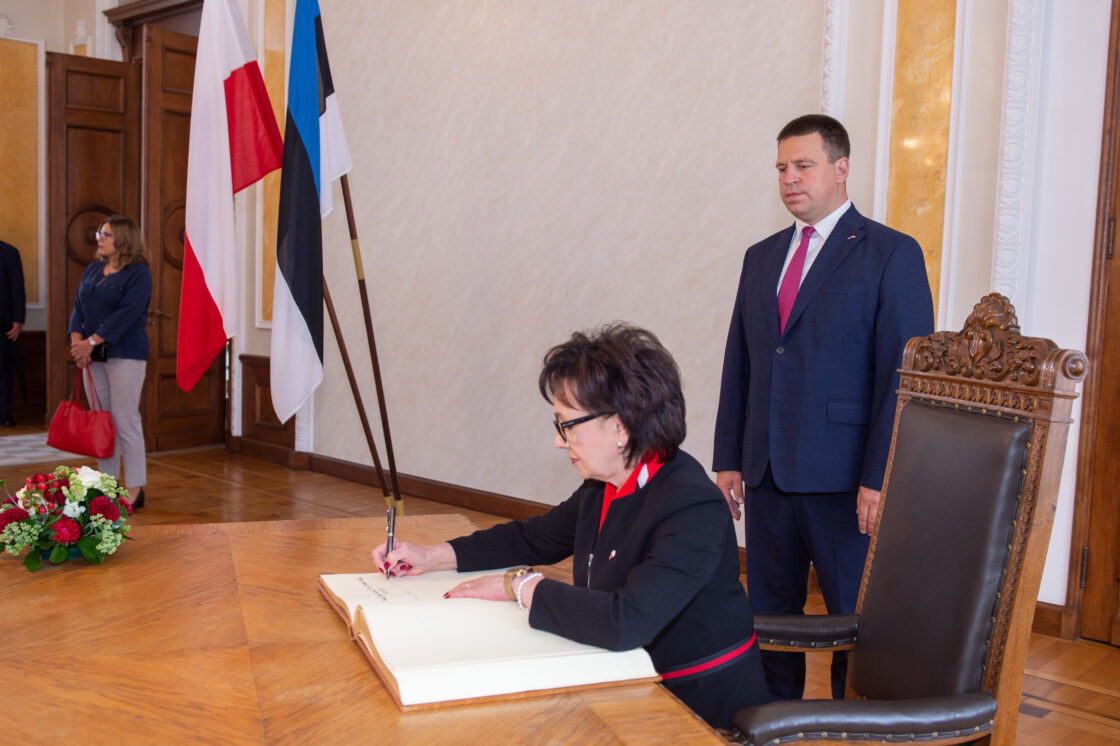 Poola Sejmi marssali Elżbieta Witeki visiit
