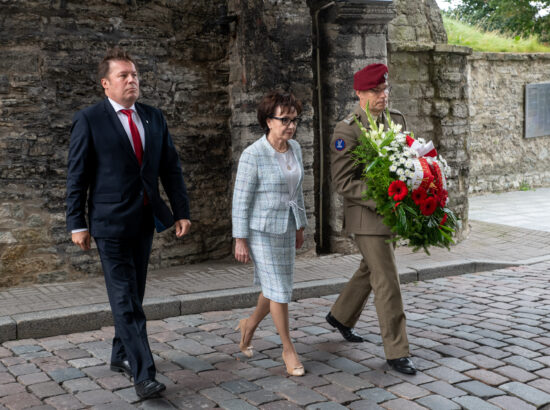 Poola Sejmi marssali Elżbieta Witeki visiit