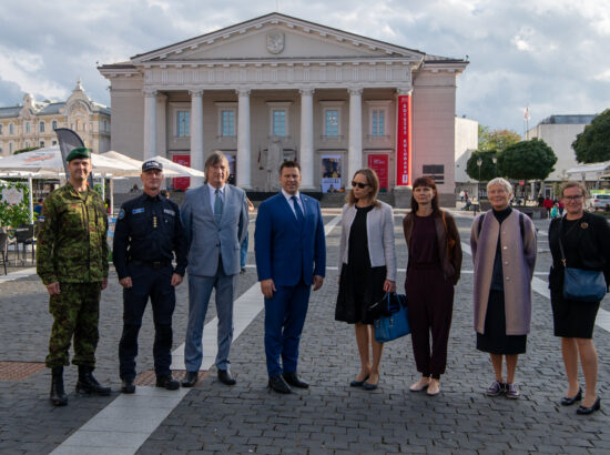 Riigikogu esimees Jüri Ratas ning Leedu parlamendi esimees Viktorija Čmilytė-Nielsen