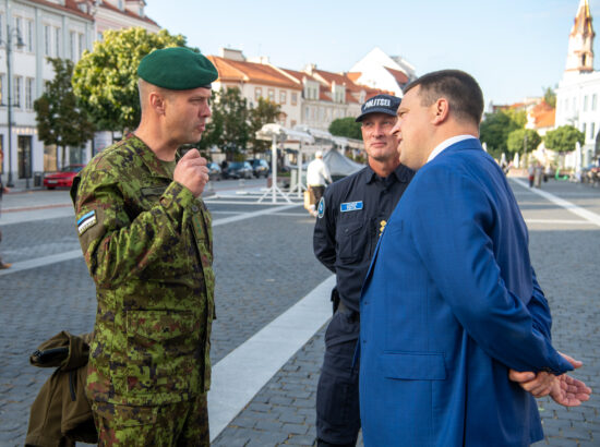 Riigikogu esimees Jüri Ratas ning Leedu parlamendi esimees Viktorija Čmilytė-Nielsen