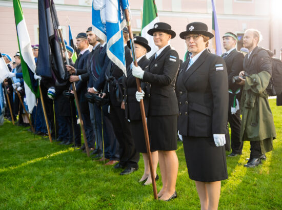 Pidulik riigilipu heiskamine Pika Hermanni torni