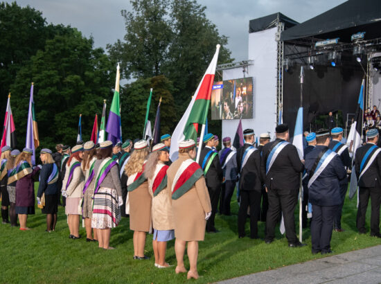 Pidulik riigilipu heiskamine Pika Hermanni torni