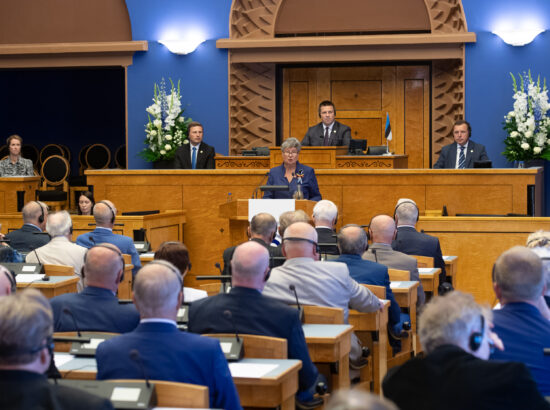 XIV Riigikogu ja 20. Augusti Klubi pidulik ühisistung