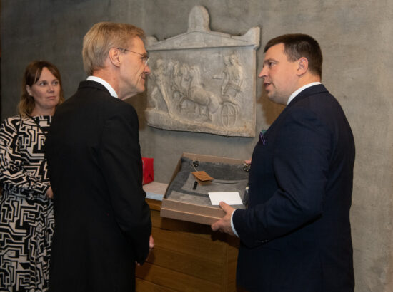 Riigikogu esimees Jüri Ratas Balti parlamentide esimeeste ametlikul visiidil Rootsis