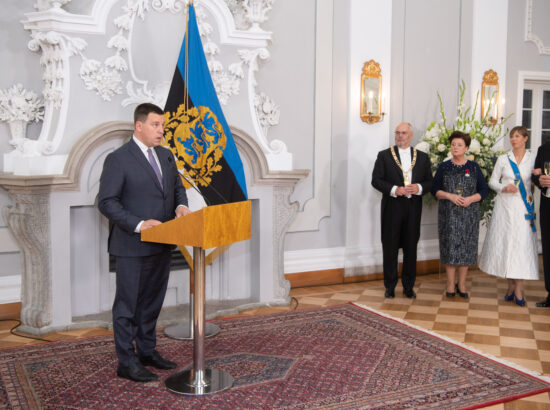 Riigikogu esimees Jüri Ratas osaleb Eesti Vabariigi presidendi vastuvõtul