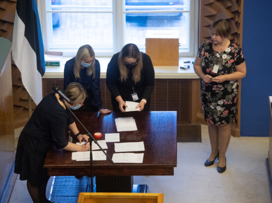 Parlamentidevahelise Liidu delegatsiooni (IPU) Eesti rühma juhatuse valimised