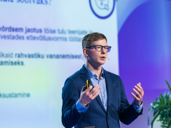 Konverents "Kas Eesti maksusüsteem vajab muutmist?". Arenguseire Keskuse ekspert Magnus Piirits