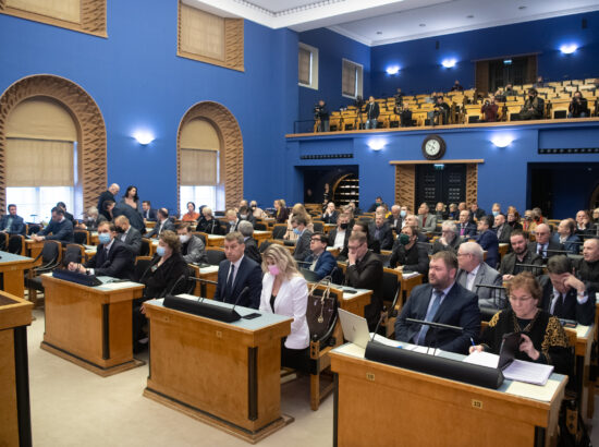 Riigikogu istung, 18.01.2022. Peaministri poliitiline avaldus energiaturul toimuva kohta