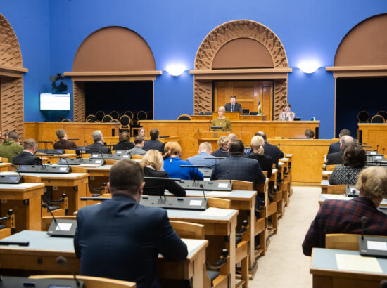 Riigikogu arutab välispoliitika üle