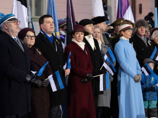 Eesti Vabariigi 104. aastapäeva tähistamine