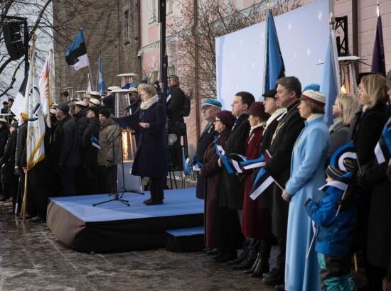 Eesti Vabariigi 104. aastapäeva tähistamine