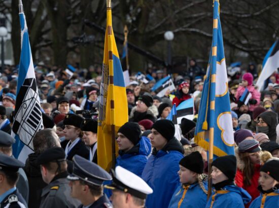 Eesti Vabariigi 104. aastapäeva tähistamine