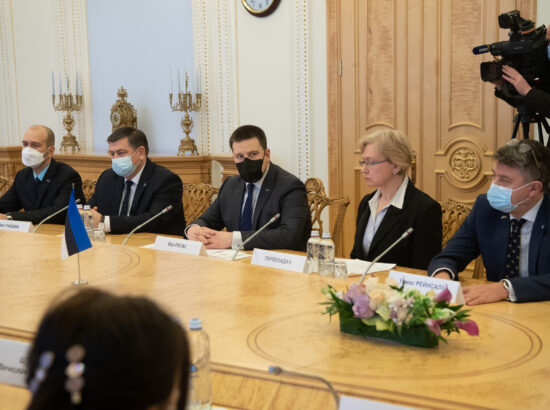 Riigikogu esimees Jüri Ratas visiidil Ukrainas