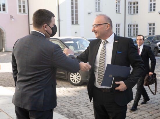 Kohtumine Horvaatia välisministri Gordan Grlić-Radmaniga