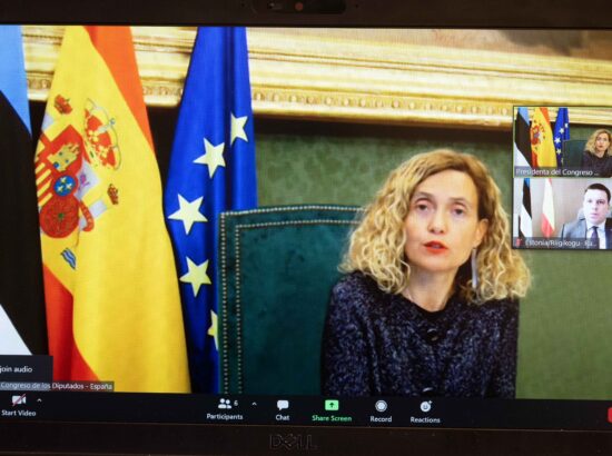 Videokohtumine Hispaania parlamendi alamkoja esimehe Meritxell Batet’ga