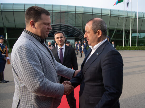 Aserbaidžaani peaminister Ali Asadov ja Riigikogu esimees Jüri Ratas