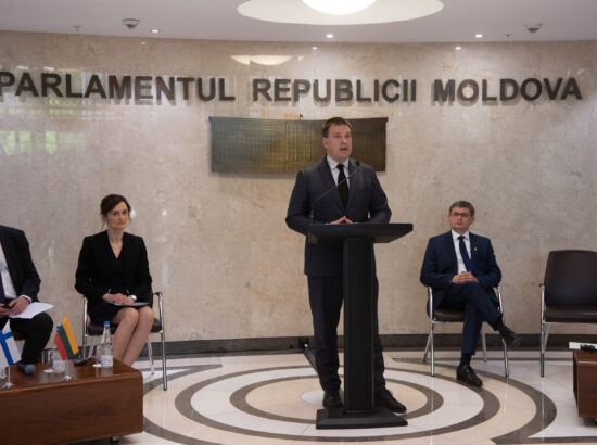 Jüri Ratas Põhja- ja Baltimaade spiikrite ühisvisiidil Moldovas