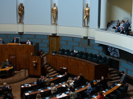 Soome parlament tervitab Eesti ametikaaaslasi