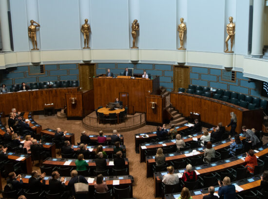 Soome parlament tervitab Eesti ametikaaaslasi