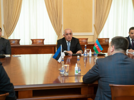 Kohtumine Aserbaidžaani peaminister Ali Asadoviga