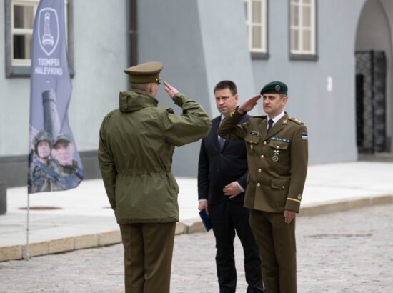 Kaitseliidu Toompea maleva vande andmise tseremoonia