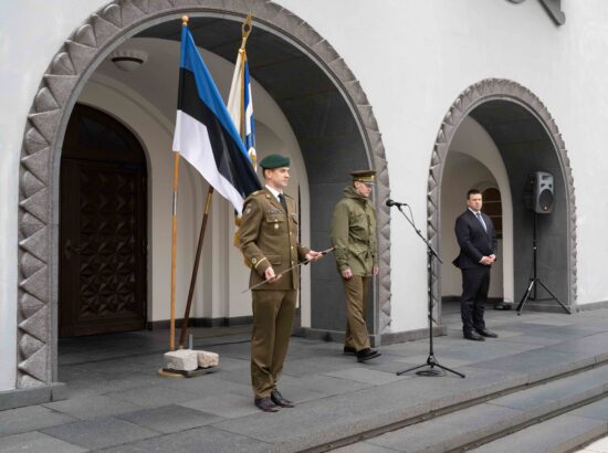 Kaitseliidu Toompea maleva vande andmise tseremoonia