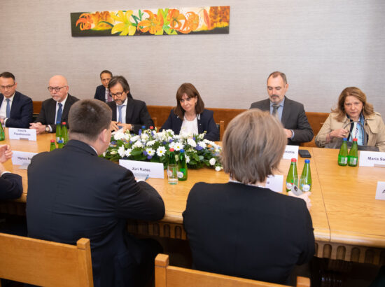 Riigikogu esimehe Jüri Ratase kohtumine Kreeka presidendi Katerína Sakellaropoúlouga