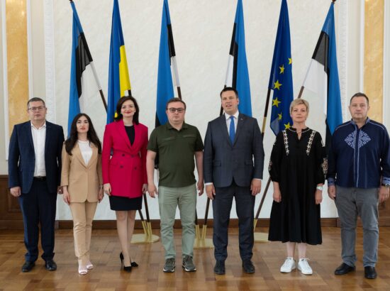 Riigikogu esimees Jüri Ratas kohtus Ukraina parlamendi delegatsiooniga.