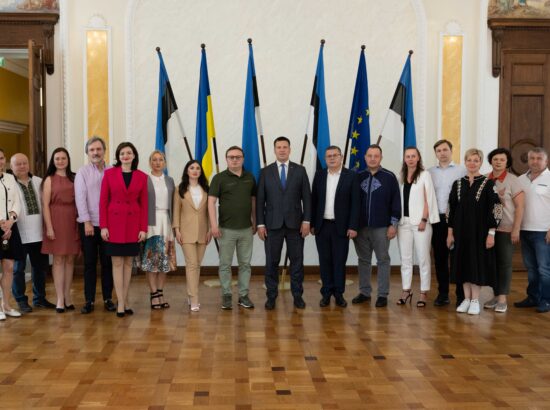 Riigikogu esimees Jüri Ratas kohtus Ukraina parlamendi delegatsiooniga.