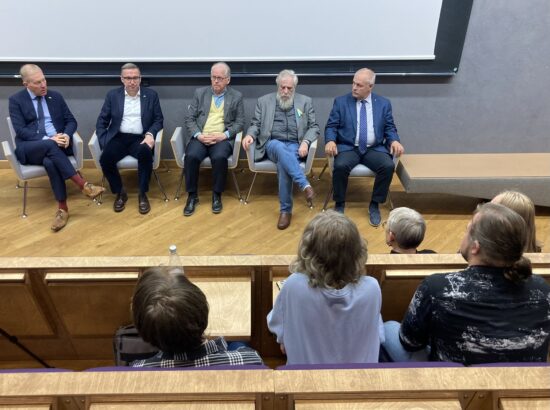 Kohtumine Tartu Ülikooli Narva Kolledži üliõpilastega.