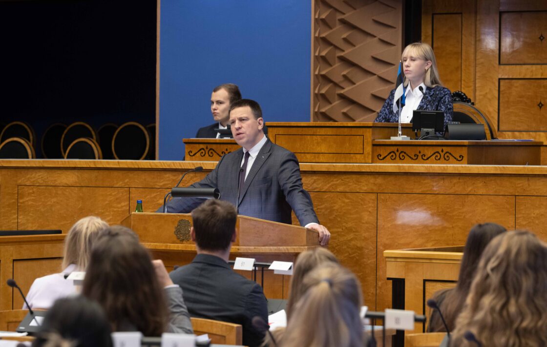 Riigikogu esimees Jüri Ratas avas Eesti Mudel-Euroopa Parlamendi sessiooni