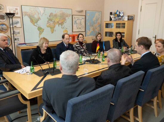 Kohtumine Saksamaa Liidupäeva Saksa-Balti parlamendirühma delegatsiooniga