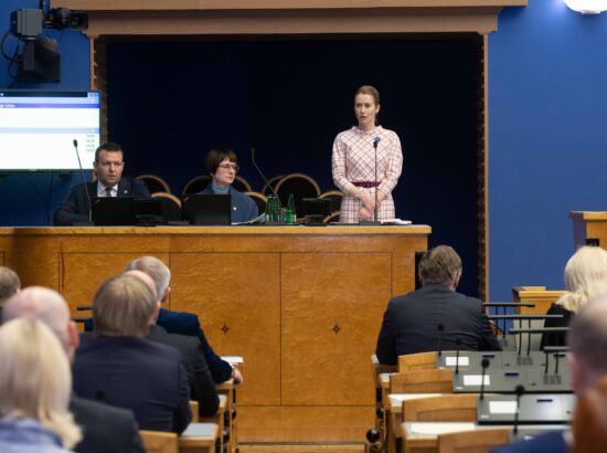 Riigikogu uue koosseisu esimeses infotunnis osalesid peaminister Kaja Kallas, siseminister Lauri Läänemets ja sotsiaalkaitseminister Signe Riisalo.