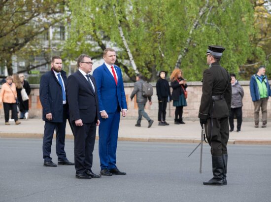 Riigikogu esimehe ametlik visiit Lätti.