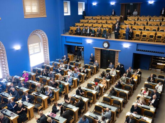 Bundestagi spiiker Bärbel Bas külastas täna Riigikogu ja kohtus Riigikogu esimehe Lauri Hussariga.